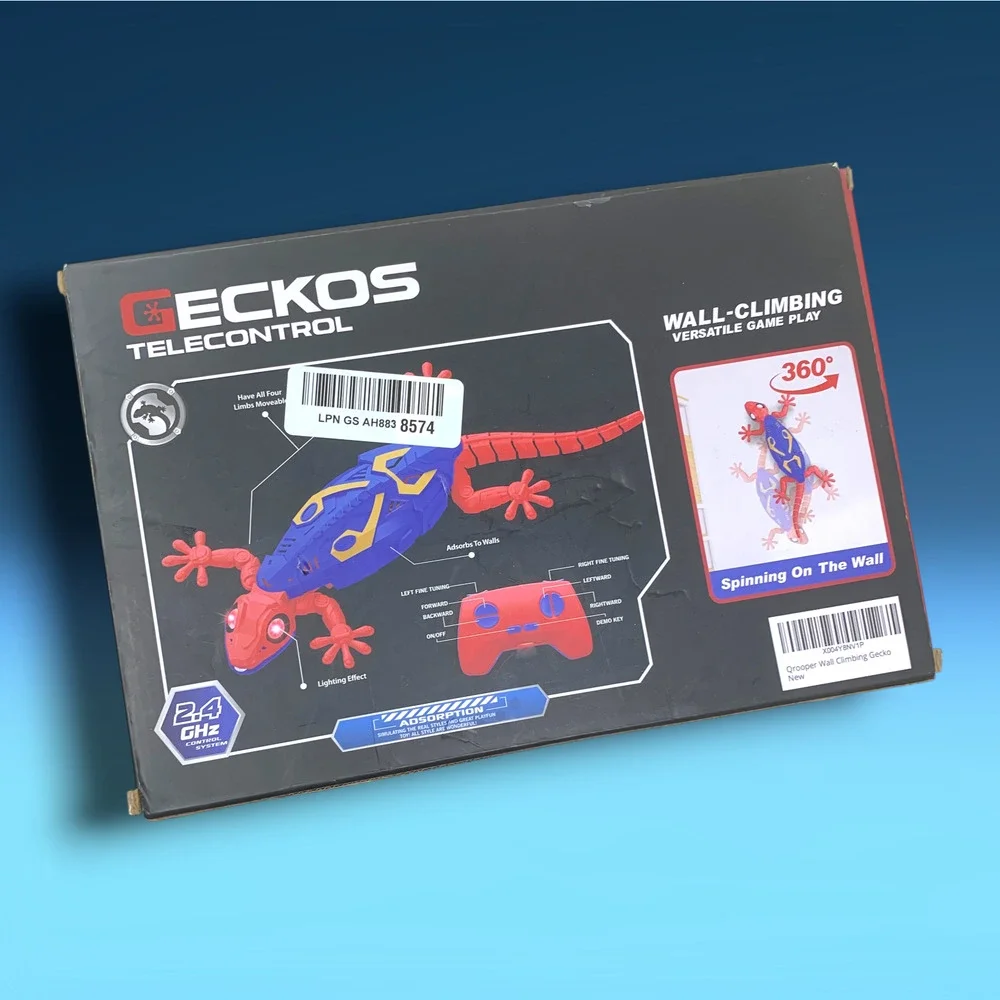 Geckos Telecontrol RC Wall Climbing Gecko Remote Control Lizard Toy New Sealed